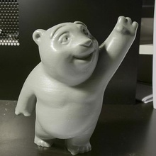 pequeno urso arte 3d print model - Mito3D