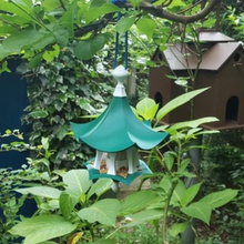 little bird feeder-air-Tempel home birdfeeder Vogelhäuschen Vogel-Haus 3d print model - Mito3D