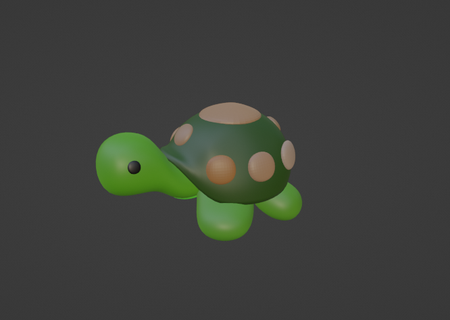 mignonne tortue tortue animaux mignonne 3d print model - Mito3D
