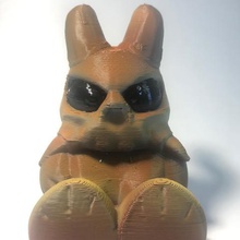 pequeno demônio a arte diabo criatura monstro fantasia dragão chifres picos bonito figura brinquedo para colecionadores 3d print model - Mito3D