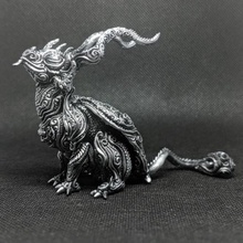 little dragon art oni steampunk fantasy scifi creature ancient ornate sculpture animal 3d print model - Mito3D