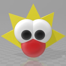 little funny monster game toy 3d print model - Mito3D
