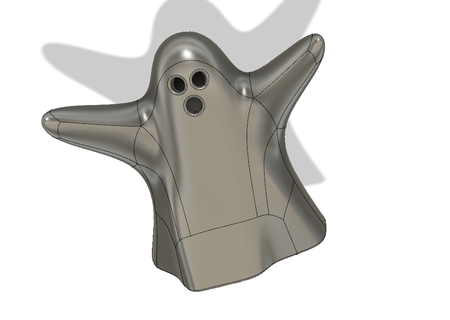 pequeño fantasma abucheo Víspera Santos aterrador 3d impresión 3d print model - Mito3D
