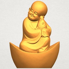 petit moine 04 various car chair tree table sofa character game exterior human interior people girl house figurines statue sculpture religion temple buddha avalokitesvara 3d print model - Mito3D