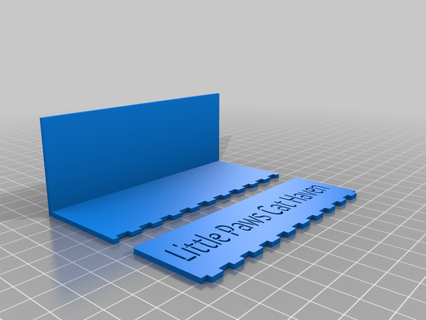 little paws holder customized office 3d print model - Mito3D