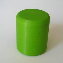 little pot home box cylindrical lid containers 3d print model - Mito3D