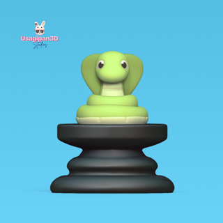 pequeno Principe xadrez penhor serpente le petit jogos borda fofa escultura brinquedo arte miniaturas desenho animado decorativo Toque 3d print model - Mito3D