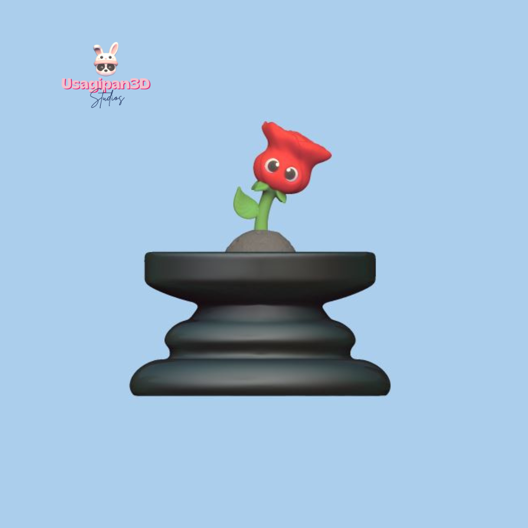 pequeño Príncipe ajedrez Rosa reina petit juego tablero lindo escultura juguete Arte miniaturas dibujos animados decorativo jugar 3D print model - Mito3D