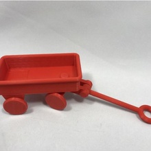 little red wagon Spiel 3d print model - Mito3D