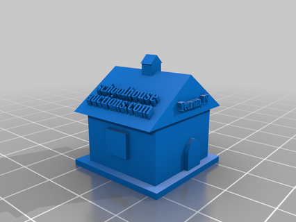 little schoolhouse auctions 3d printing 3d print model - Mito3D