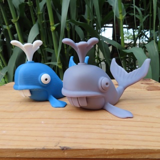 little whale figurine statuette statue cartoon art toy animal 3d print model - Mito3D
