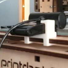 live cam sync hd holder printrbot plus lc tool webcam mount 3d printer accessories 3d print model - Mito3D