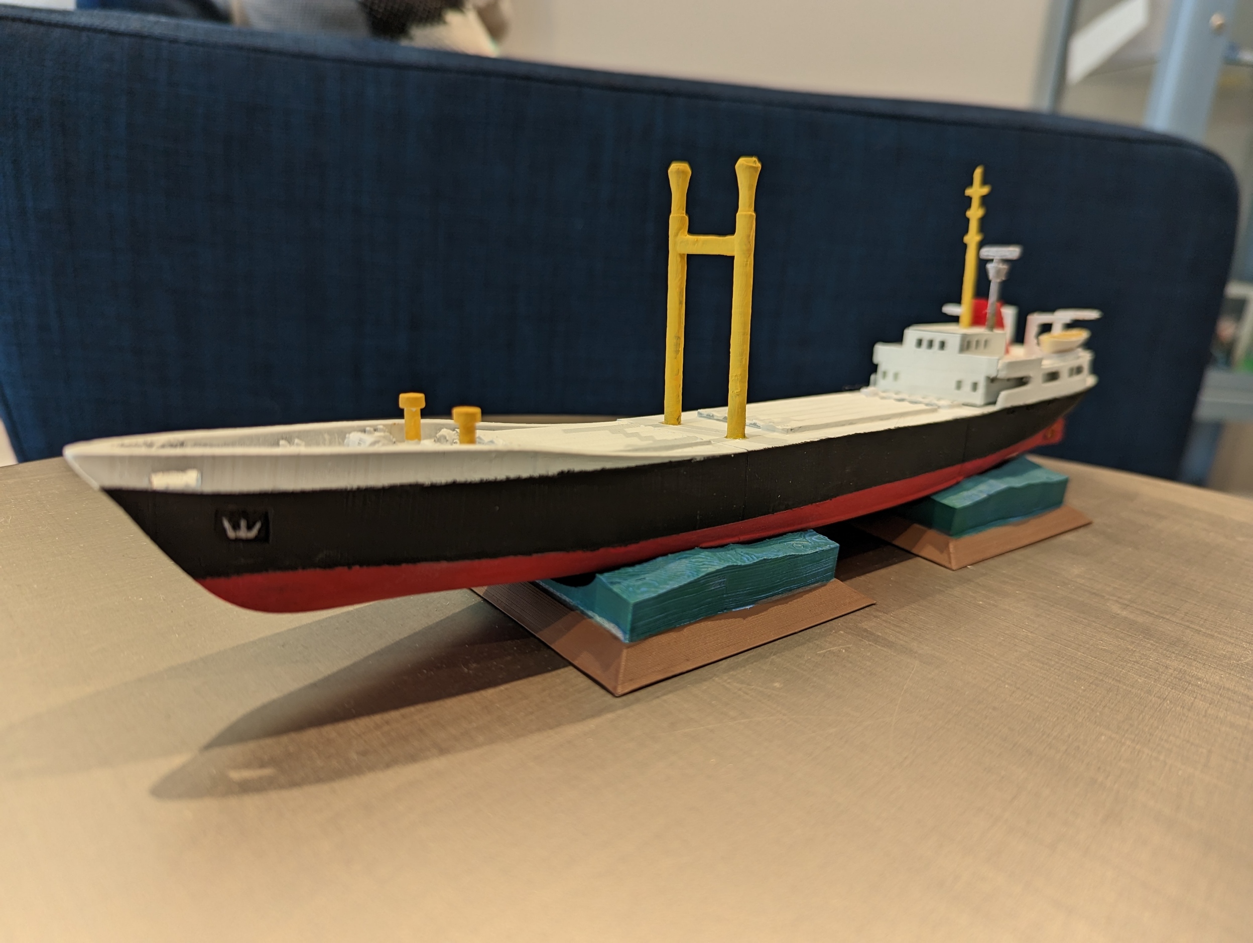 Vivo carga Embarcacion Rokita modelo juguete equipo 3D print model - Mito3D