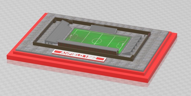 Liverpool anfield 1892 calcio futebol stadio stadion estadio tazza 3d print model - Mito3D