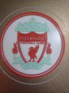 liverpool drink coasters Home football soccer premier league coaster table beverage 3d print model - Mito3D