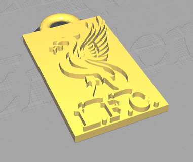 Liverpool fc anahtarlık çeşitli Futbol 3d print model - Mito3D