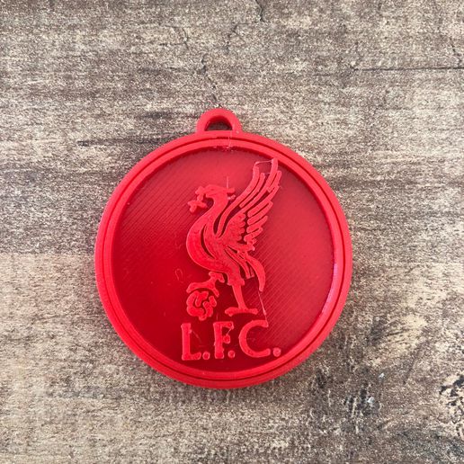 Liverpool Football club porte clés Jeu logo 3D print model - Mito3D