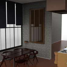 yaşayan oda mutfak 3d print model - Mito3D