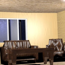 oturma odası 3d model mimarlık blender poli yüksek iç 3d print model - Mito3D