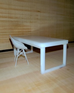 yaşayan oda mobilya modeller iç tasarım sandalye masa 3d print model - Mito3D