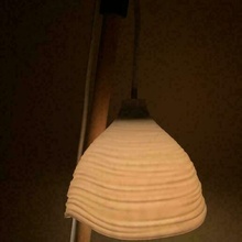 vivo habitación lámpara 3d impresión modelo diseño moderno colgante pendiente piso vaso candelabro interiores casa hogar 3dprinting ligero eletric lustre menaje comida interior 3d print model - Mito3D