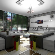 Wohnzimmer Architektur 3d print model - Mito3D