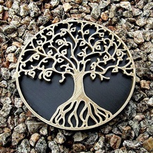 árbol vivo - suplemento art de la vida decoración pared símbolo el celtic 3d print model - Mito3D