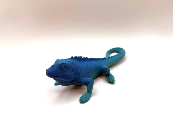lézard figure art décoration animal modèle facile accueil maison 3dscan einscan facile reptile amphibie seul 3d print model - Mito3D