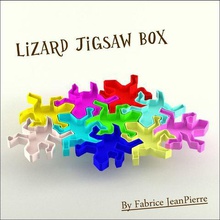 lizard jigsaw box home puzzle meiden organisieren stall - Spielzeug Dekoration Anfänger Schreibtisch-organizer Schraube support Kostenlose leere Tasche office design 3d print model - Mito3D