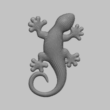 lizard stl obj 3d print model - Mito3D