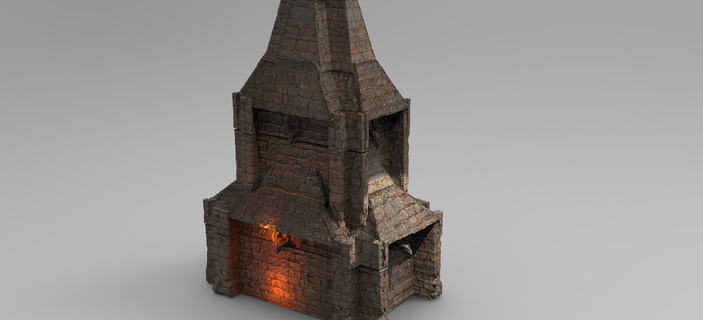 lizard town hall tower 2 dark architecture building city structures futuristic exterior military constructor sci fi architectural starwars cyberpunk scifi kit fantasy medieval ancient lighting 3d print model - Mito3D
