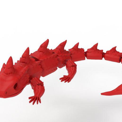 lizzard 3d model 3D print model - Mito3D