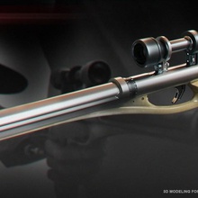 ll-30 pistola blaster jogo starwars adereços scalemodel cosplay 3d print model - Mito3D