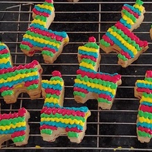 llama - cookie cutter alpaca bake butter cookies pi ata icing colorful sweet 3d print model - Mito3D