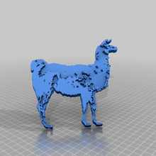 llama layered 8 upright 45 tool 3d printing 3d print model - Mito3D