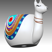 llama pot flame 3d print model - Mito3D