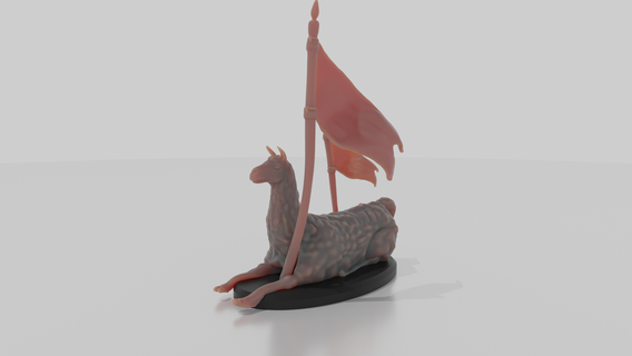 llamageddon set miniature animal 3d printing 3d print model - Mito3D