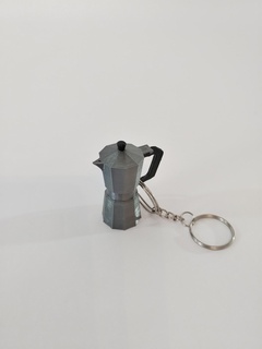 llavero cafetera keychain coffee maker 3d print model - Mito3D