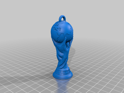 Llavero Copa del Mundo bozkır şampiyon kendin yap 3d print model - Mito3D
