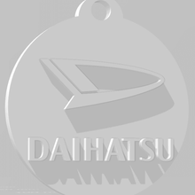 llavero daihatsu - varios kdm anillo autos coches automoviles charada 3d print model - Mito3D