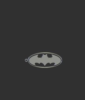 llavero de Batman llavero regalo Batman 3d print model - Mito3D