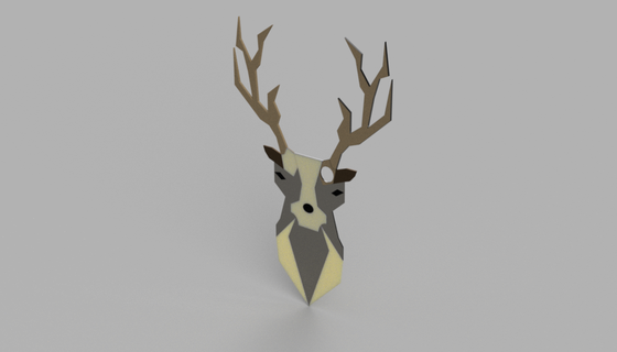 llavero cervo llavero cervo 3d print model - Mito3D