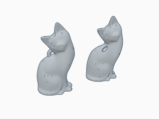 llavero gato colgante laves 3d print model - Mito3D