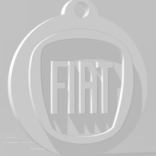 llavero de fiat - varios anillo 147 palio idea punto 500 auto coche 3d print model - Mito3D
