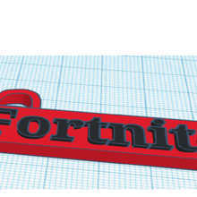 llavero fortnite Anahtarlık oyun oyuncak sanat 3d print model - Mito3D