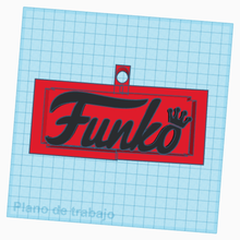 llavero funko art llaveros letras palabras pop 3d print model - Mito3D