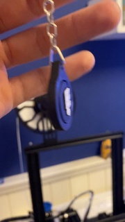 llavero rotante modificabile chiave squillare portachiavi orecchino logo 3d print model - Mito3D