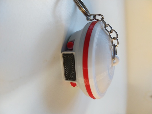 llavero gnss - gps agrimensor jewelry keychain surveyor 3d print model - Mito3D