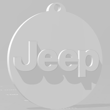 llavero jeep - Anahtarlık çeşitli yüzük pusula hain oto coche araba wrangler 3d print model - Mito3D