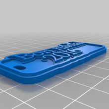 Llavero isa Navidad özelleştirilmiş anahtarlık 3d print model - Mito3D